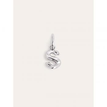 Charm Singularu Letter Organic Plata Letra S