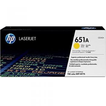 hewlett packard incorporated CE342A - HP 651A YELLOW LASERJET TONER CART