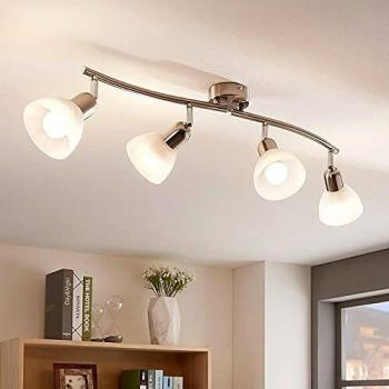 Lámpara de Techo LED Discreta Paulina, 4 Brazo