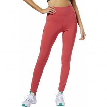 Reebok Linear Logo Tight CTN Mallas, Mujer, rebred, L