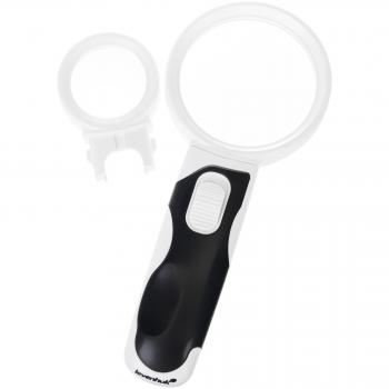 Lupa Levenhuk Zeno Multi ML7 - Lente de aumento portátil con luz LED y diseño compacto