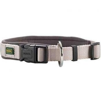 Collar para Perro Hunter Neopren Vario Plus Gris 45-50 cm, acolchado y de nylon