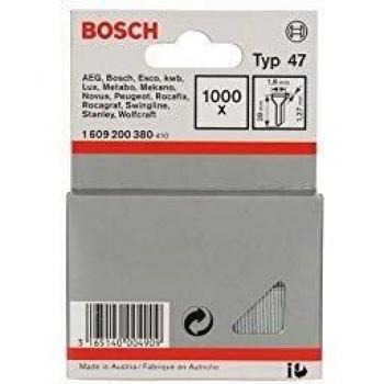 Bosch 1 609 200 380 - Clavo tipo 47, 1,8 x 1,27 x 28 mm, pack de 1000
