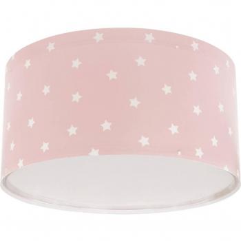 Plafón Star Light Estrella rosa