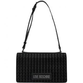 Love Moschino Black Riveted Shoulder Bag for Women, Model JC4059PP1LLH100B