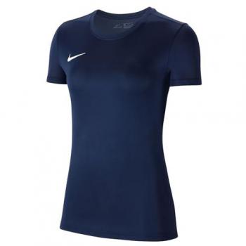 Camiseta de Manga Corta Dri Fit Park 7 Jby para Mujer, Color Midnight Navy/White, Talla M