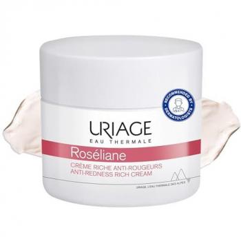 Uriage Roséliane Anti-Redness Cleansing Fluid with Calendula, Rose, and Apricot Oil 250ml