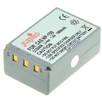 Batería Recargable Jupio CCS0008 para Cámara Casio NP-100 - 1800 mAh (Ion de Litio)