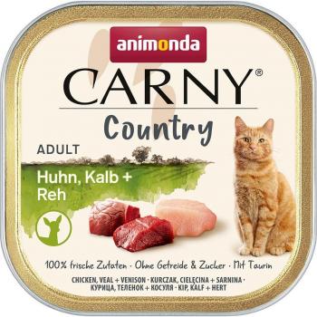 Animonda Carny Country Adult 32 x 100 g - Multipack - Chicken, Beef and Venison