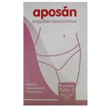 Braga Desechable Aposán Talla Grande 4 Unidades