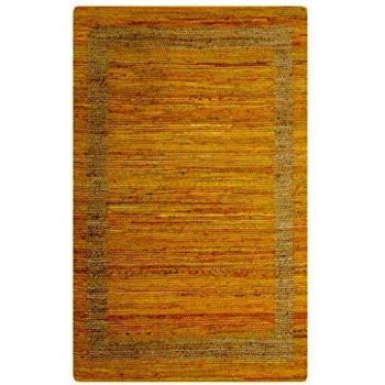 vidaXL Alfombra Hecha a Mano de Yute Decoración Casa Hogar Salón Comedor Moquetas Tapiz Felpudo Estera Habitaciones Cubresuelo 160x230 cm Amarilla