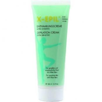 Crema Depilatoria X-Epil Extra Sensible con Aloe Vera 100 ml