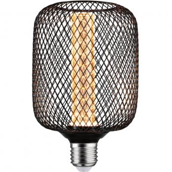 Paulmann LED Metallic Glow Zyl Spiral E27 negro