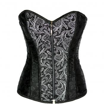 SiaLinda - Corsé - para mujer Negro negro XX-Large