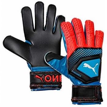 Puma One Protect 3 Guantes De Portero, Hombre, Bleu Azur/Red Blast Black, 8
