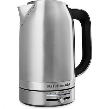 Hervidor eléctrico KitchenAid 5KEK1701ESX de acero inoxidable con capacidad de 1,7 litros y potencia de 2400 W