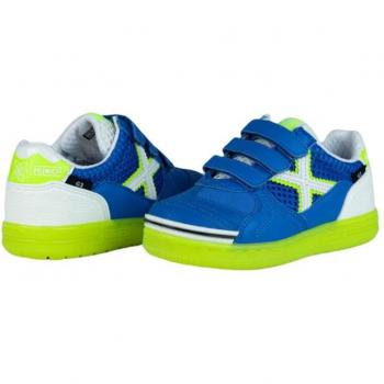Zapatilla para Niños Munich G3 400 Azul, Deportivas de Niña y Niño MUNICH ZAPATILLAS G3 KID VCO INDOOR 361 MULTI, MUNICH G-3 VCO