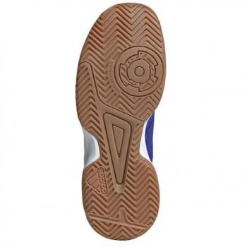 Zapatillas de interior para niños adidas Stabil - Zapatillas deportivas, diseño ligero y transpirable, suela de goma antideslizante, refuerzo en la puntera, soporte adicional en el tobillo, plantilla acolchada para mayor