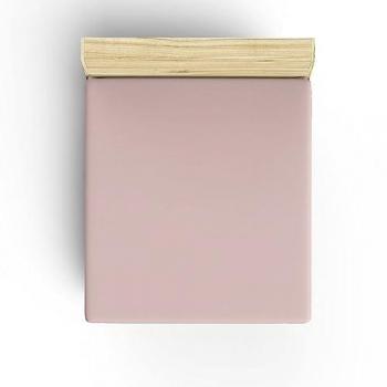 Sábana Bajera Ajustable 180x200 Blanco Algodón 117gr/m² con Protección Antibacteriana y Sábana Bajera Ajustable 180x200 Rosa Palo