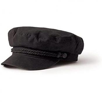 BRIXTON Uni Kappe Fiddler, 9-312-00004-0303, Color Black Herringbone Twill - XL