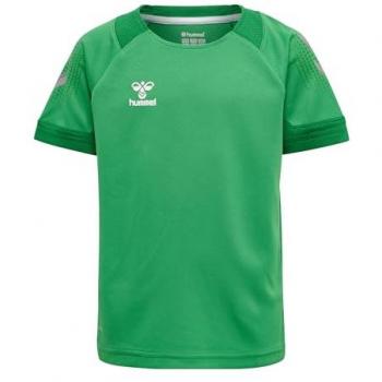 Camiseta de Manga Corta Hummel Lead Poly Unisex Verde 164