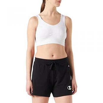 Bermuda Deportiva Champion Mujer Talla M - Logo Grande Negro