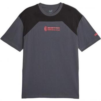 Puma AC Milan Men's Football Culture T-Shirt - Size S - Black