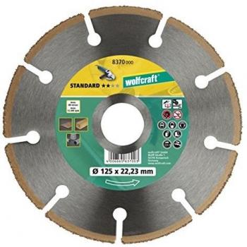 wolfcraft 8370000 disco de tronzar CT para amoladora angular PACK 1, 0 W, 0 V, 125 x 22.23 mm