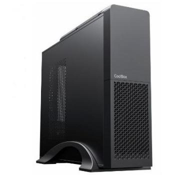 Caja Ordenador Coolbox MicroATX Slim T313 con USB-C y Fuente SFX 300W Bronze Incluida