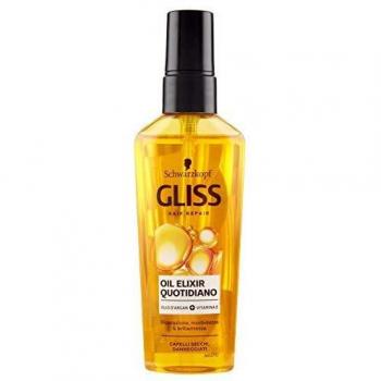 Gliss Aceite Elixir Reparador Diario 75 ml - Nutritivo e Hidratante para Cabello Seco y Dañado