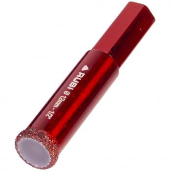 Broca Diamantada Rubi DryGres 4Drill 12mm para Cerámica, Gres y Porcelana