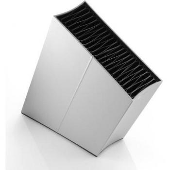 Eva Solo Angled Aluminium Knife Block Stand in Silver for up to 40 Knives