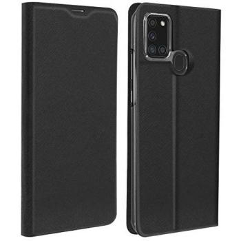 Funda Tarjetero Soporte Soft Touch para Galaxy A21s - Negro