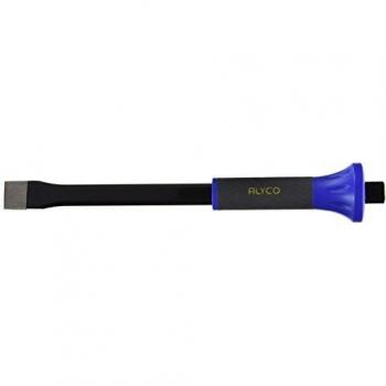 ALYCO 197475 - Cortafrios plano acero Cr-V cuerpo 23x13 punta 30 largo 400 mm con protector