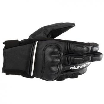 Alpinestars Phenom Leather Motorcycle Gloves - Black/White 3XL