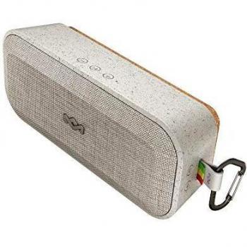 House of Marley EM-JA017-GY - Altavoz Bluetooth Impermeable con 16 Horas de batería, Color Gris