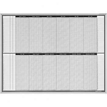 Planificador Personal y de Proyectos Magnetoplan 12 Meses, 35 Posiciones, 1215x915mm