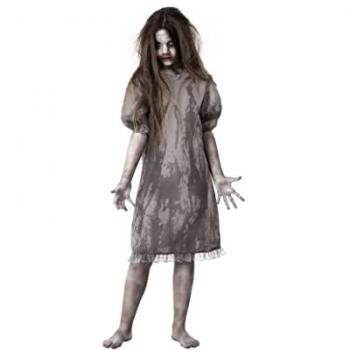 Disfraz Infantil de Zombie para Niña de 5 a 6 Años - Muerta Poseída para Halloween y Carnaval