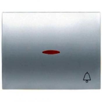 Niessen olas - Tecla pulsador con visor serie olas blanco jazmin