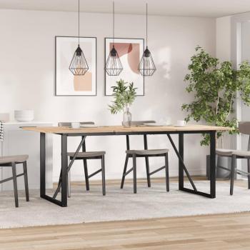 O-Frame Dining Table Legs 160x80x73 cm in Cast Iron