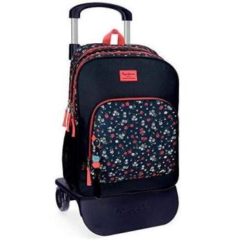 Pepe Jeans Jareth Mochila 45 cm doble cremallera con carro