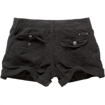Brandit Claire Mujer Pantalones Cortos Negro 27 100% algodón Hot Pants