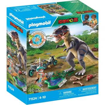 PLAYMOBIL Dinos: T-Rex with Trace and Tracker