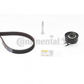 Juego de correas de distribución CONTITECH CT846K2 - Kit completo que incluye correa de distribución, rodillos tensores y bomba de agua; diseñado para garantizar un funcionamiento óptimo del motor; fabricado con materiales de alta calidad para