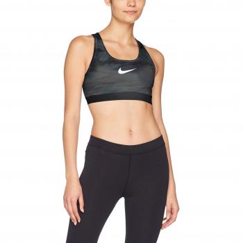 Nike NK Pro Classic PD Wind Warp Bra – Sujetador deportivo, Game Royal Azul/Negro/Blanco, L