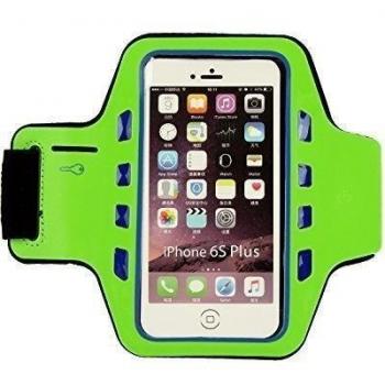 LED Brazalete Deportivo para IPHONE 6/6s/6 Plus/6S Plus, aibousa® Ultra Plano, veränder Bare Longitud, resistencia al sudor, llavero, conexión de auriculares, LED