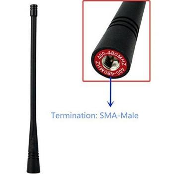 Original TYT Conector Antena SMA-M UHF 400 – 480 MHz 10 W alta ganancia 2.15dbi para TYT MD-380 dos manera Radio
