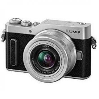 Cámara Híbrida Panasonic Lumix DC-GX880 Plata + Objetivo 12-32mm f/3.5-5.6, 16 MP, Vídeo 4K, WiFi