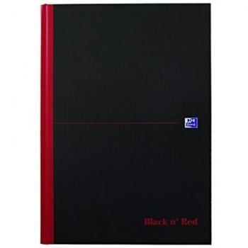 Cuaderno Encuadernado Oxford Black n' Red A4 96 Hojas Rayadas