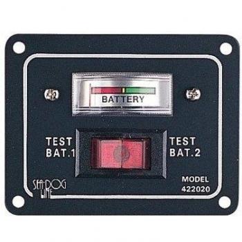 Osculati Pannellino Tester per 2 batterie